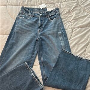 American Eagle Outfitters Blue Straight Leg Jeans